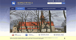 Desktop Screenshot of koprzywnica.eu
