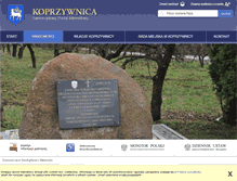 Tablet Screenshot of koprzywnica.eu